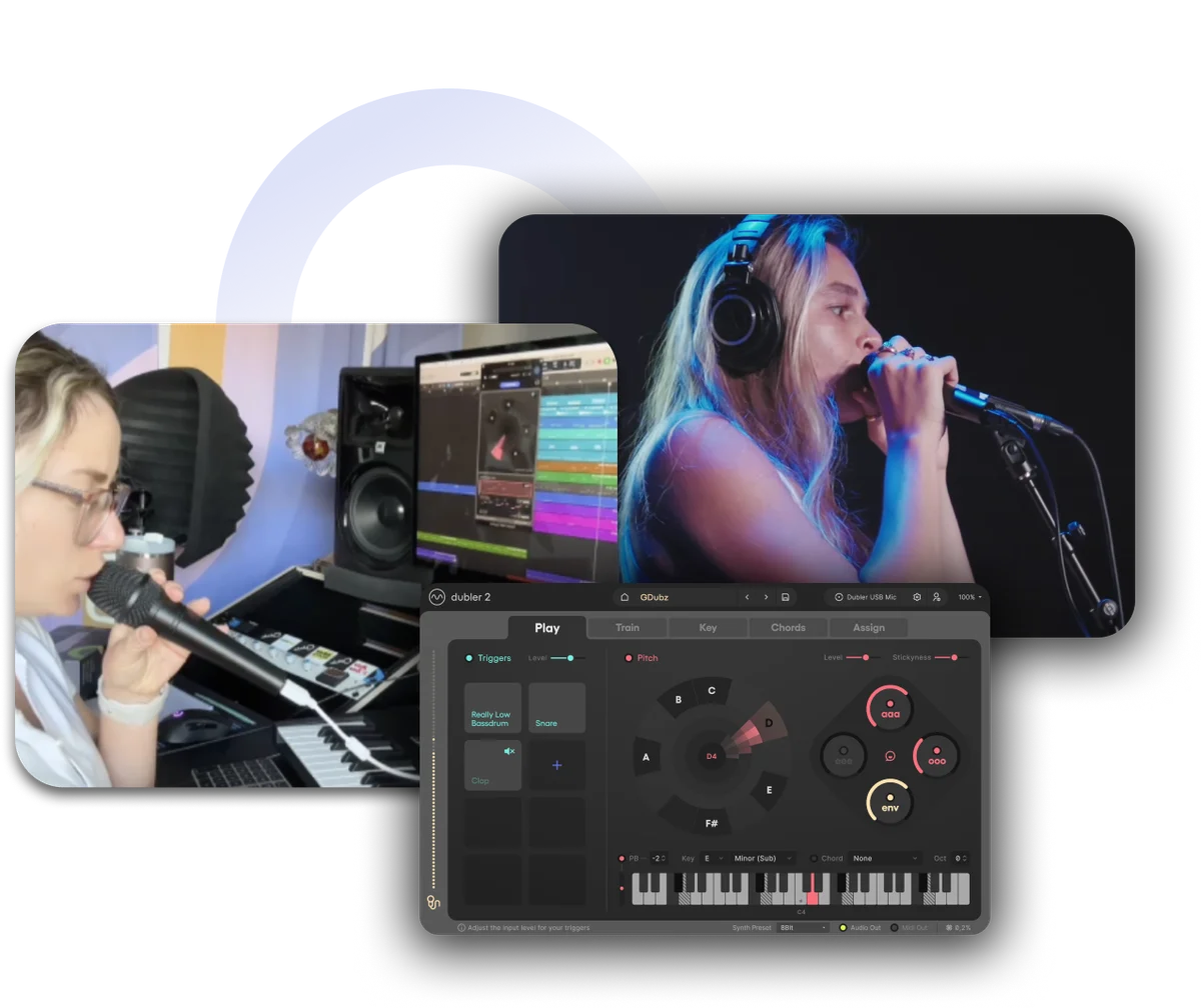 Singer Songwriters Using Dubler 2